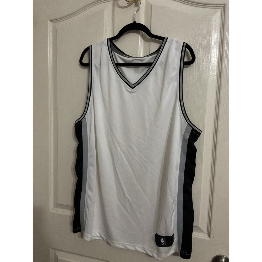 Fanatics Black and White Basketball Jersey Men's Size XL Brand New